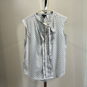 Ann Taylor petite blouse with bow tie